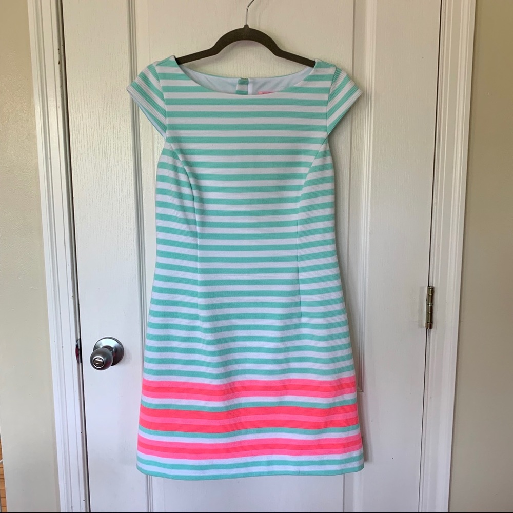 Lilly Pulitzer Striped Shift Dress, Small